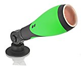 Deluxe Oral Masturbator für Männer, "Green Hornet" aus Silikon mit 30 Vibrationen