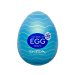 Tenga Egg Einweg-Masturbationsei Wavy Cool Special Edition, Soft Boiled, 1 Stück, 7cm
