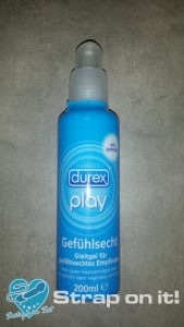 Durex Gleitgel im Test: Die Flasche von oben