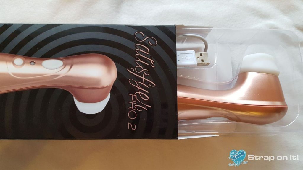 satisfyer pro 2: Erfahrungen mit dem Druckwellen Vibrator: offene Verpackung