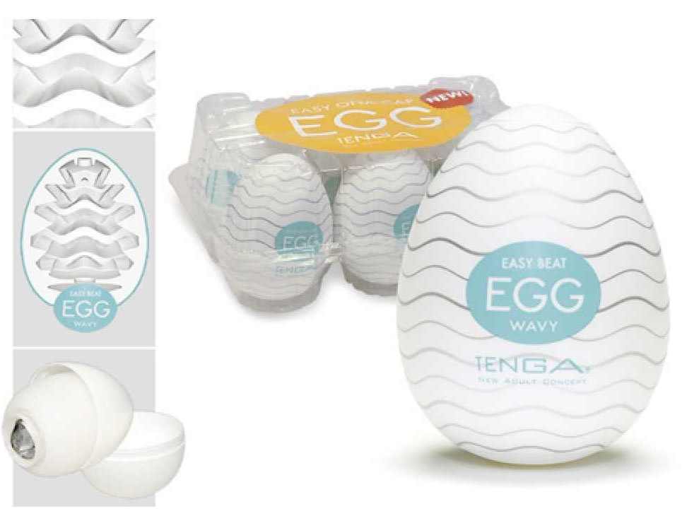 Vibrator für Männer: Tenga Egg Masturbator-Set