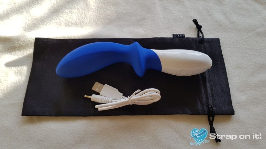 Vibrator für Männer: Prostata-Vibrator-Stimulator-Lelo-Loki_Ladekabel-Tasche
