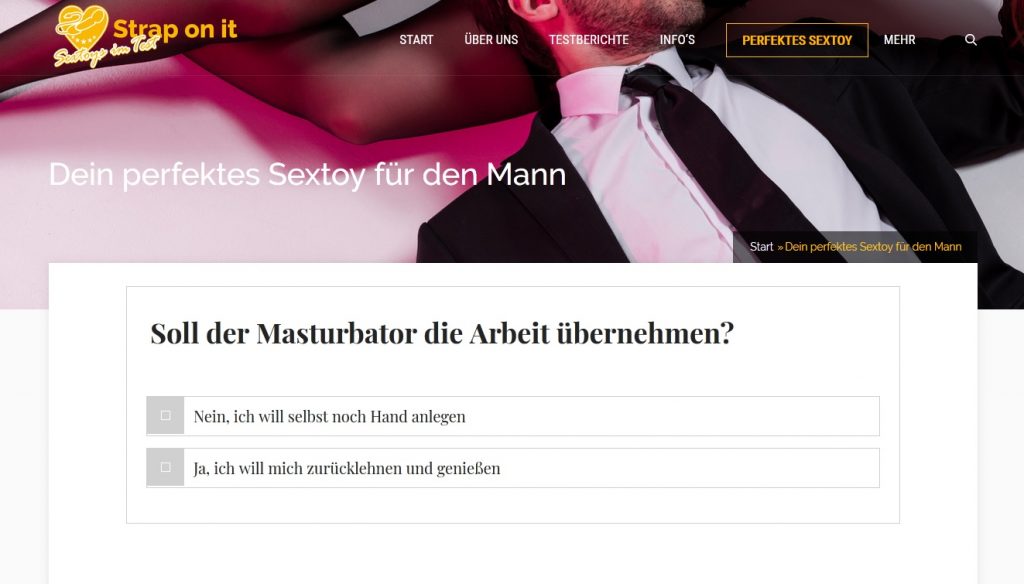 Screenshot perfektes Sextoy