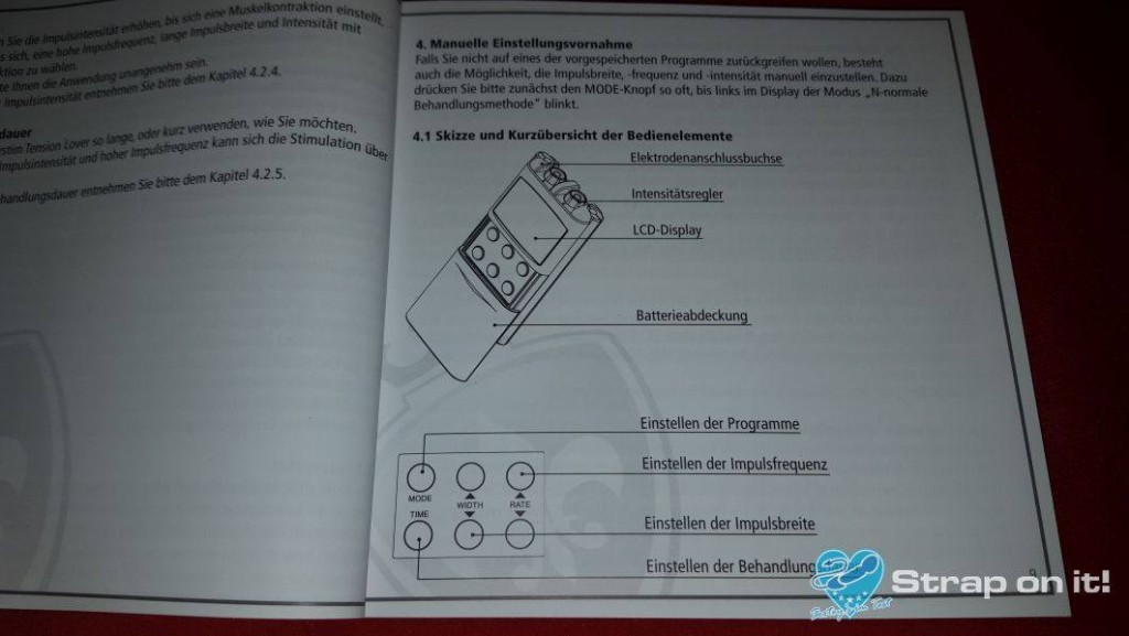 Elektrostimulationsgerät Mystim Tension Lover: Anleitung