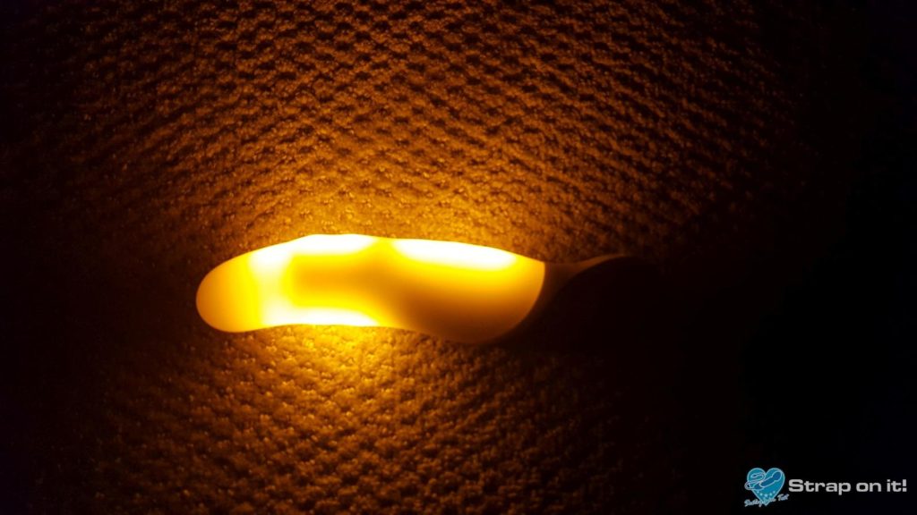 Silikon Vibrator iLyte im Vibrator Test: Butterfly im Dunklen.
